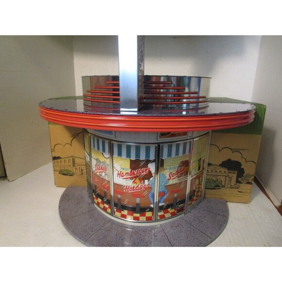 Hallmark Kiddie Car Classics Corner Drive-In ~ Roof Sign Lights Up ~ Ltd Ed 1998 - Picture 1 of 16